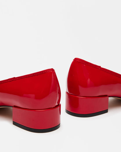 CHERISH Red Patent Women's Slip-On Heel Steve Madden RED PATENT