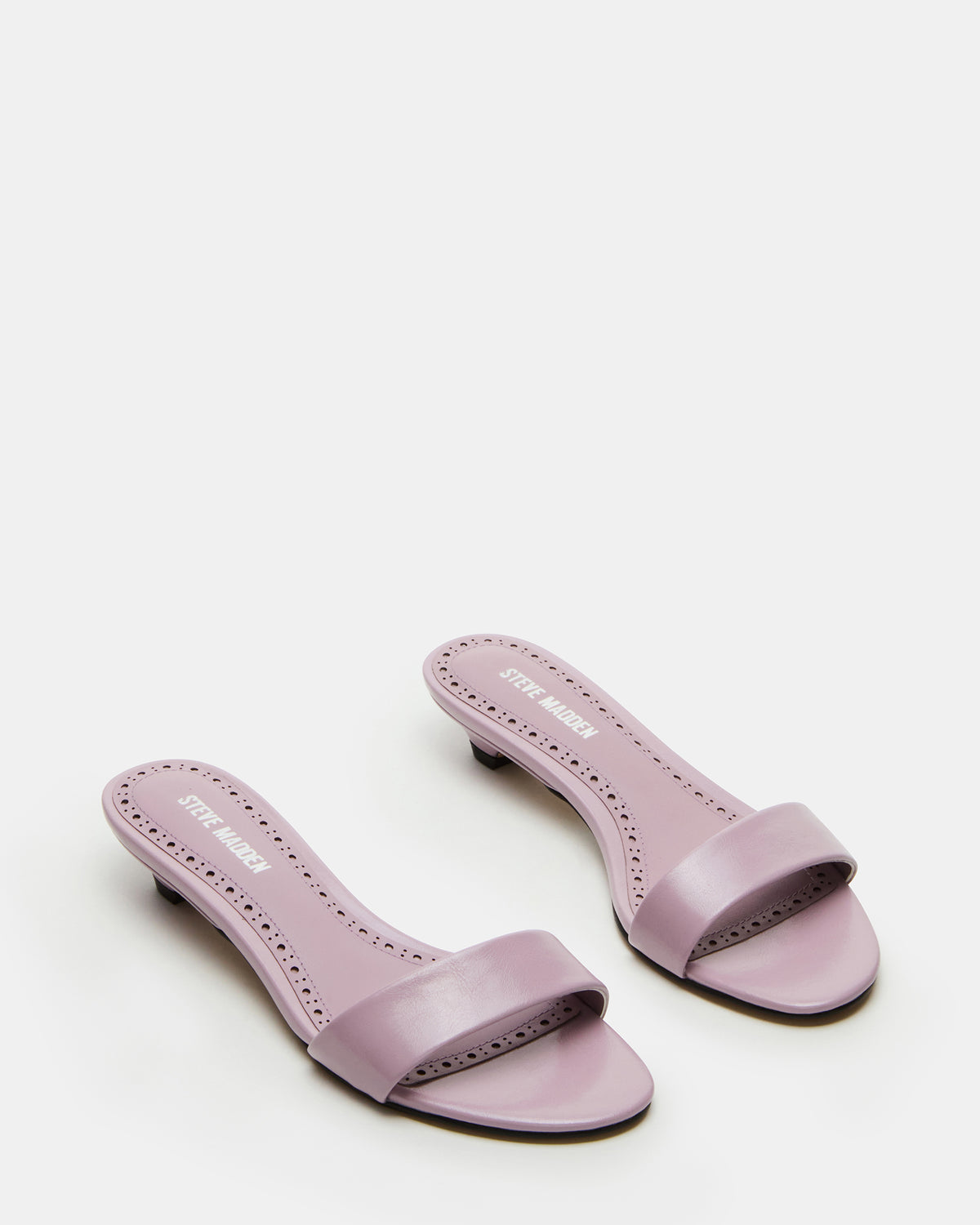 BERRY Pink Women's Mule Kitten Heel Steve Madden PINK
