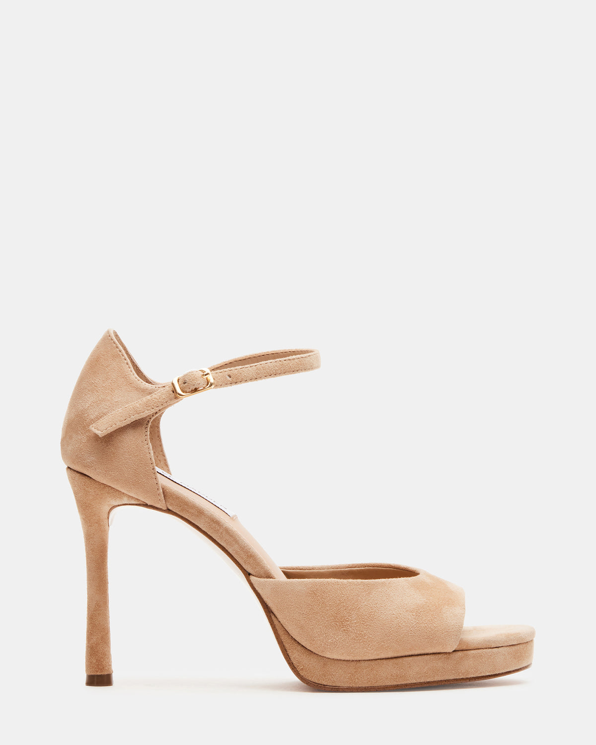 ESTER Tan Suede Strappy Heel | Women's Heels Steve Madden TAN SUEDE