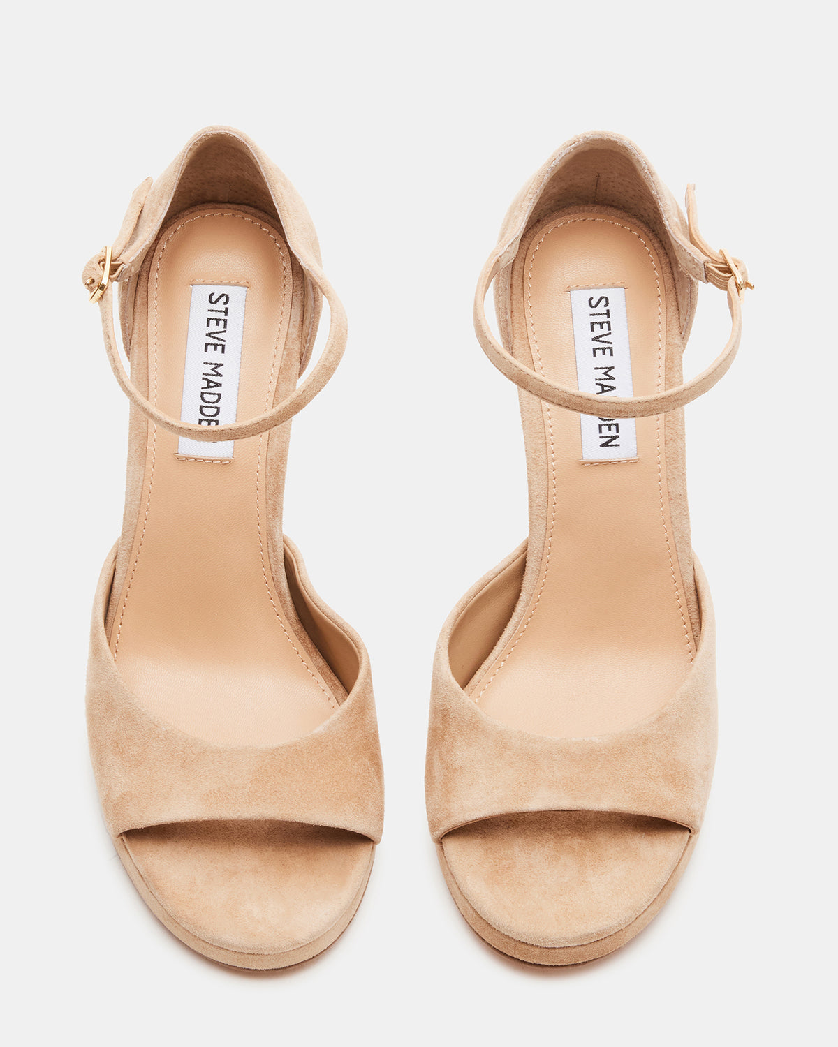 ESTER Tan Suede Strappy Heel | Women's Heels Steve Madden TAN SUEDE