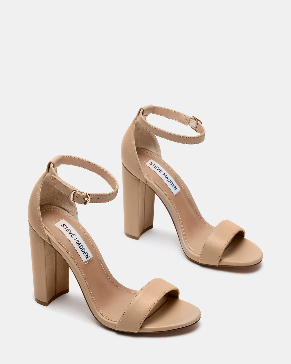 CARRSON Blush Leather Women's Heel Steve Madden BLUSH LEATHER