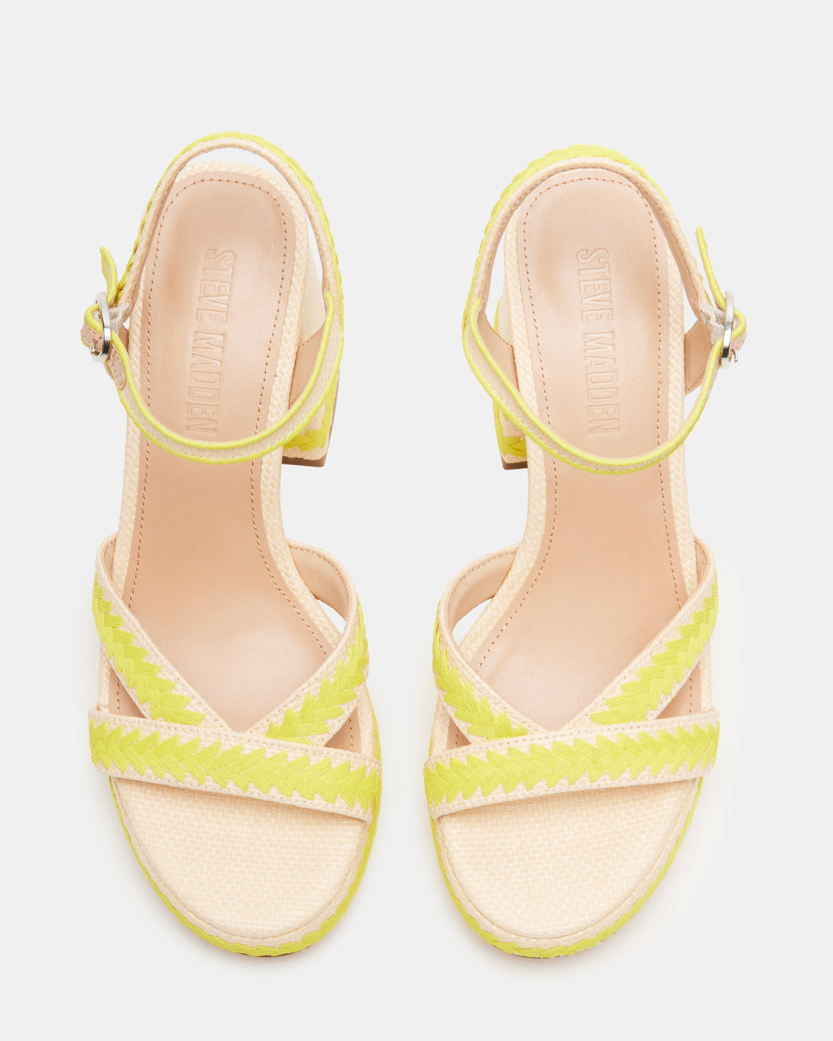 MIMOSA Yellow Women's Platform Block Heel Steve Madden YELLOW