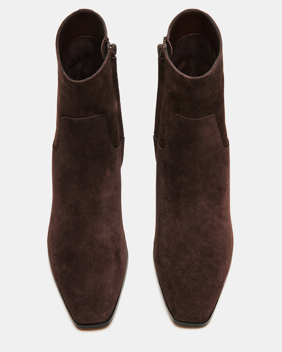 DUSTY Chocolate Brown Suede Women's Ankle Boot Steve Madden CHOCOLATE BROWN SUEDE