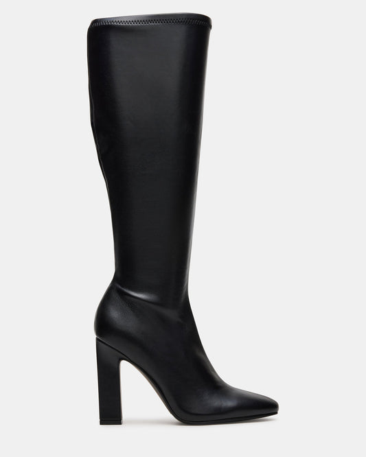 ARIA Black Wide Calf Knee-High Women's Boot Steve Madden BLACK