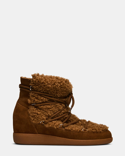 WYSTAN Chestnut Lace-Up Women's Ankle Boot Steve Madden CHESTNUT