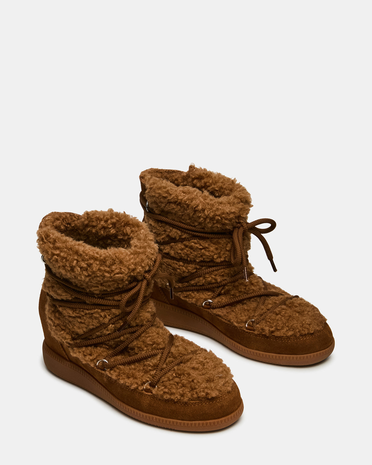 WYSTAN Chestnut Lace-Up Women's Ankle Boot Steve Madden CHESTNUT