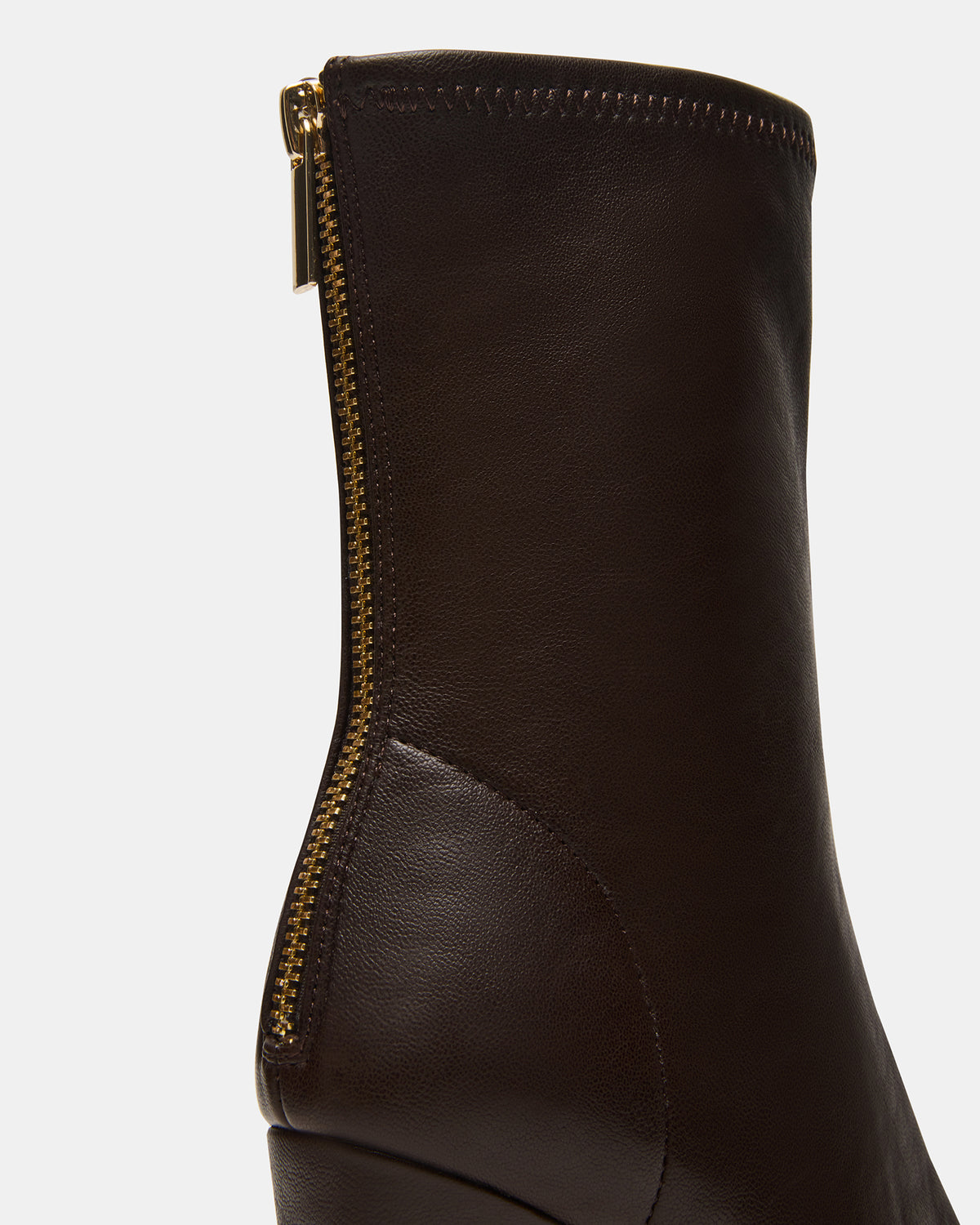 KHELAN Brown Square-Toe Heeled Women's Ankle Boot Steve Madden BROWN