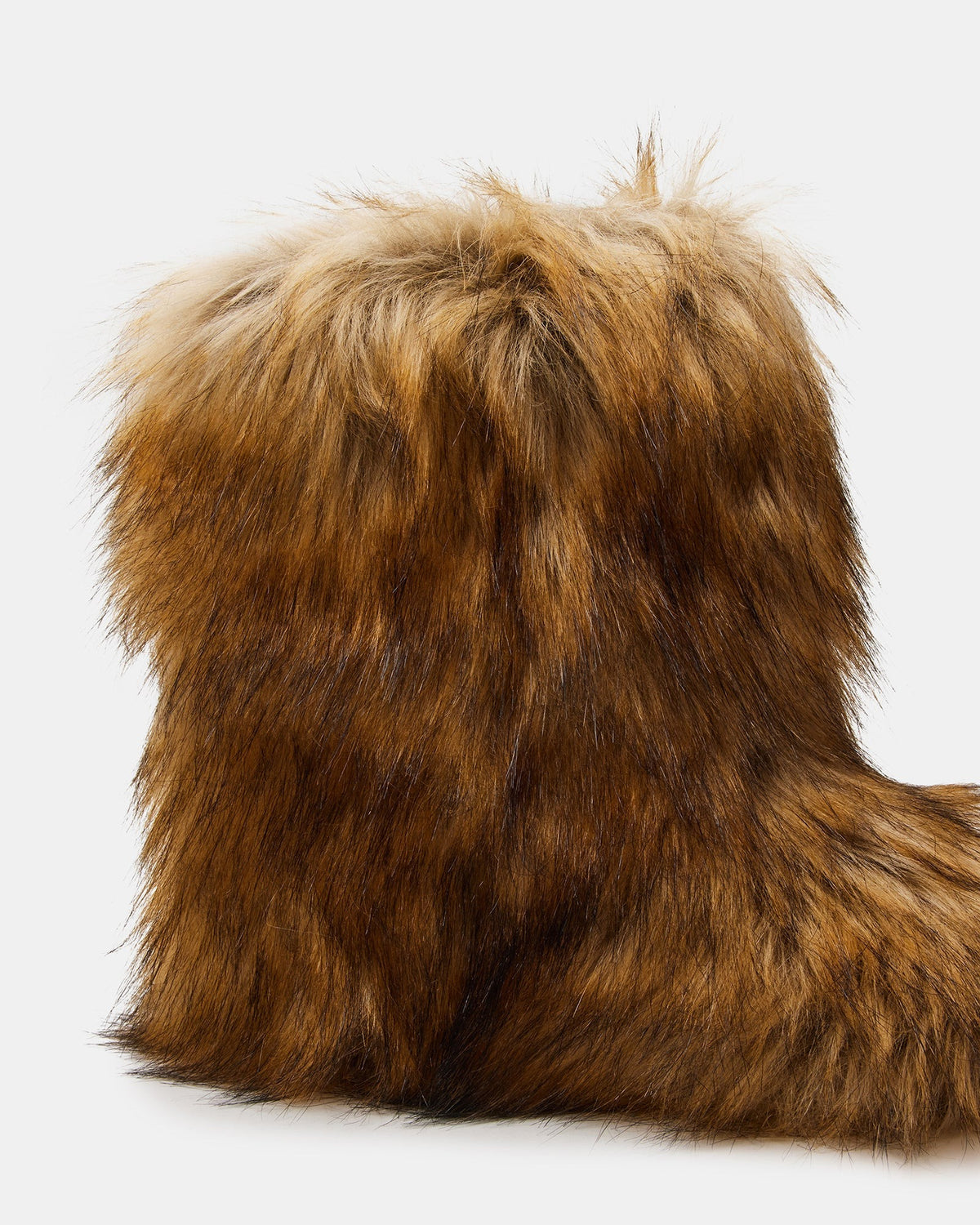 BEASTIE Tan Multi Women's Faux Fur Bootie Steve Madden TAN MULTI