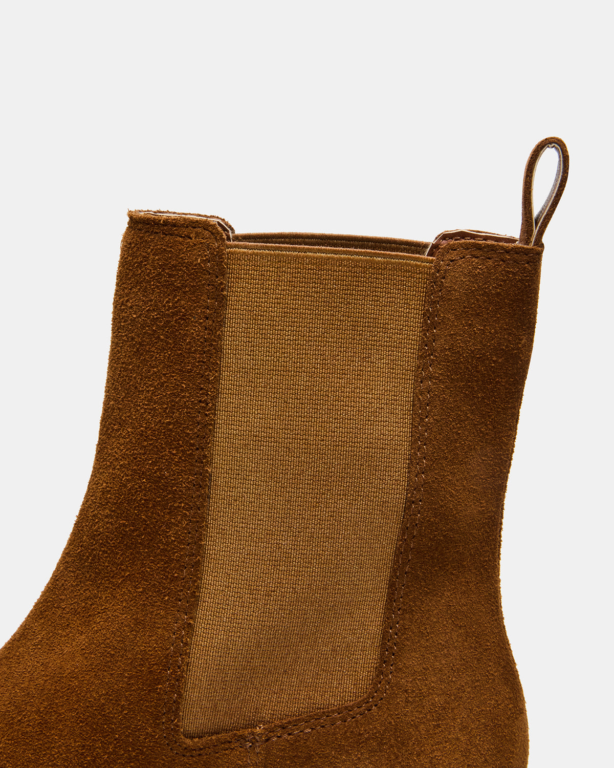 KAPLAN Camel Suede Chelsea Block Heel Women's Ankle Boot Steve Madden CAMEL SUEDE