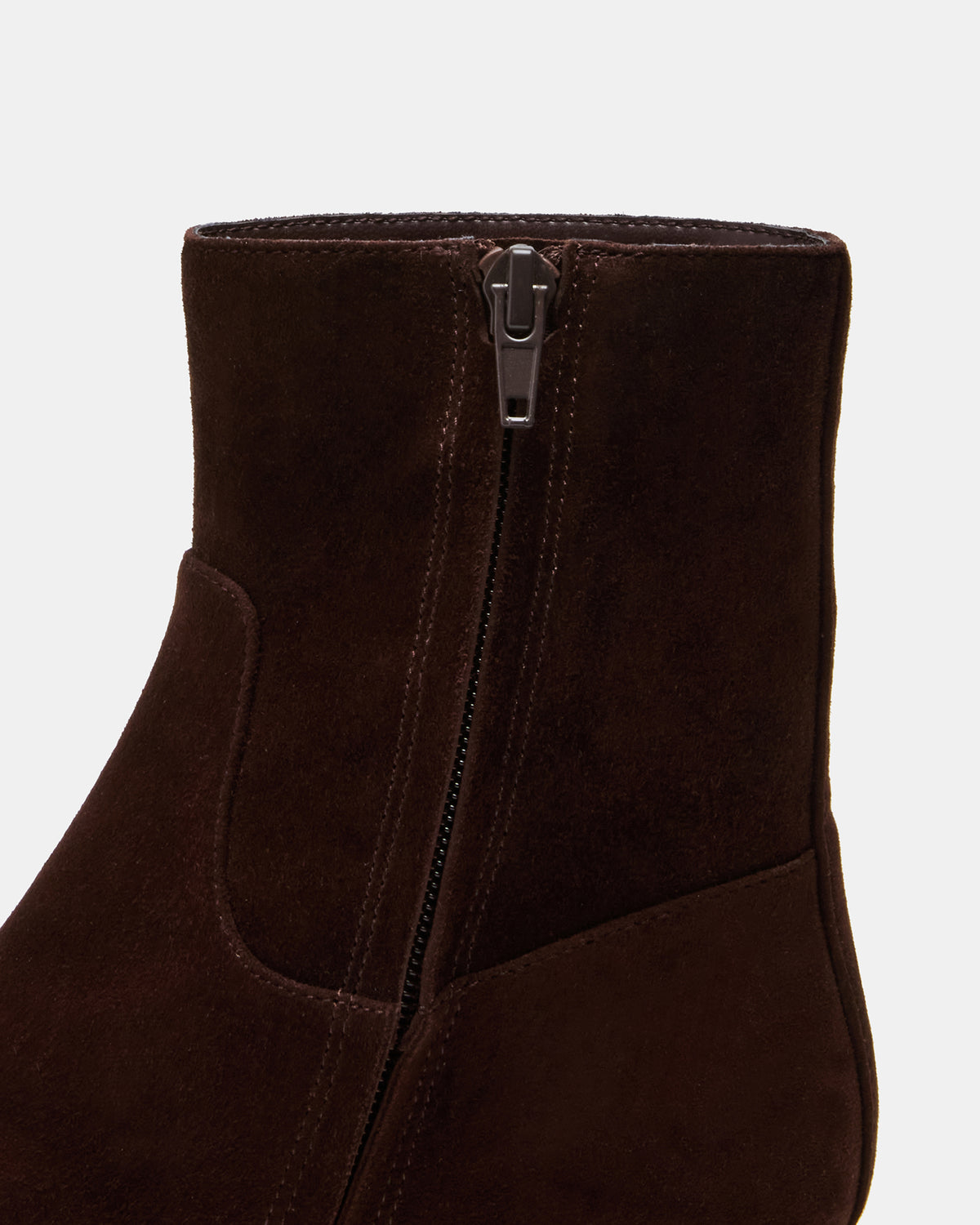 DEFINE Brown Suede Square-Toe Women's Ankle Boot Steve Madden BROWN SUEDE