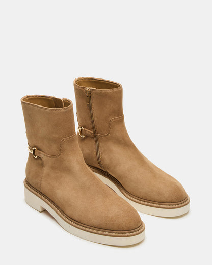 DIABLO Taupe Suede Women's Ankle Boot Steve Madden TAUPE SUEDE