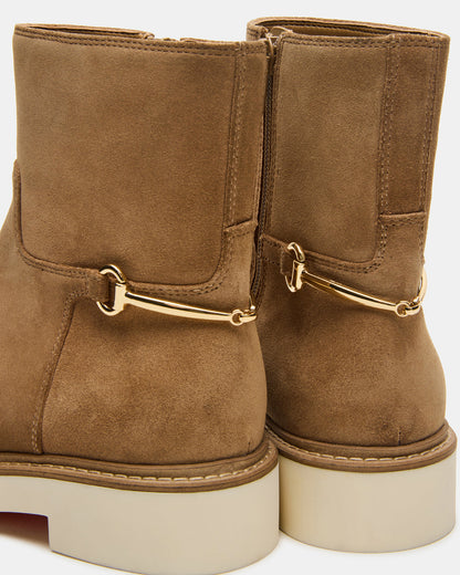 DIABLO Taupe Suede Women's Ankle Boot Steve Madden TAUPE SUEDE