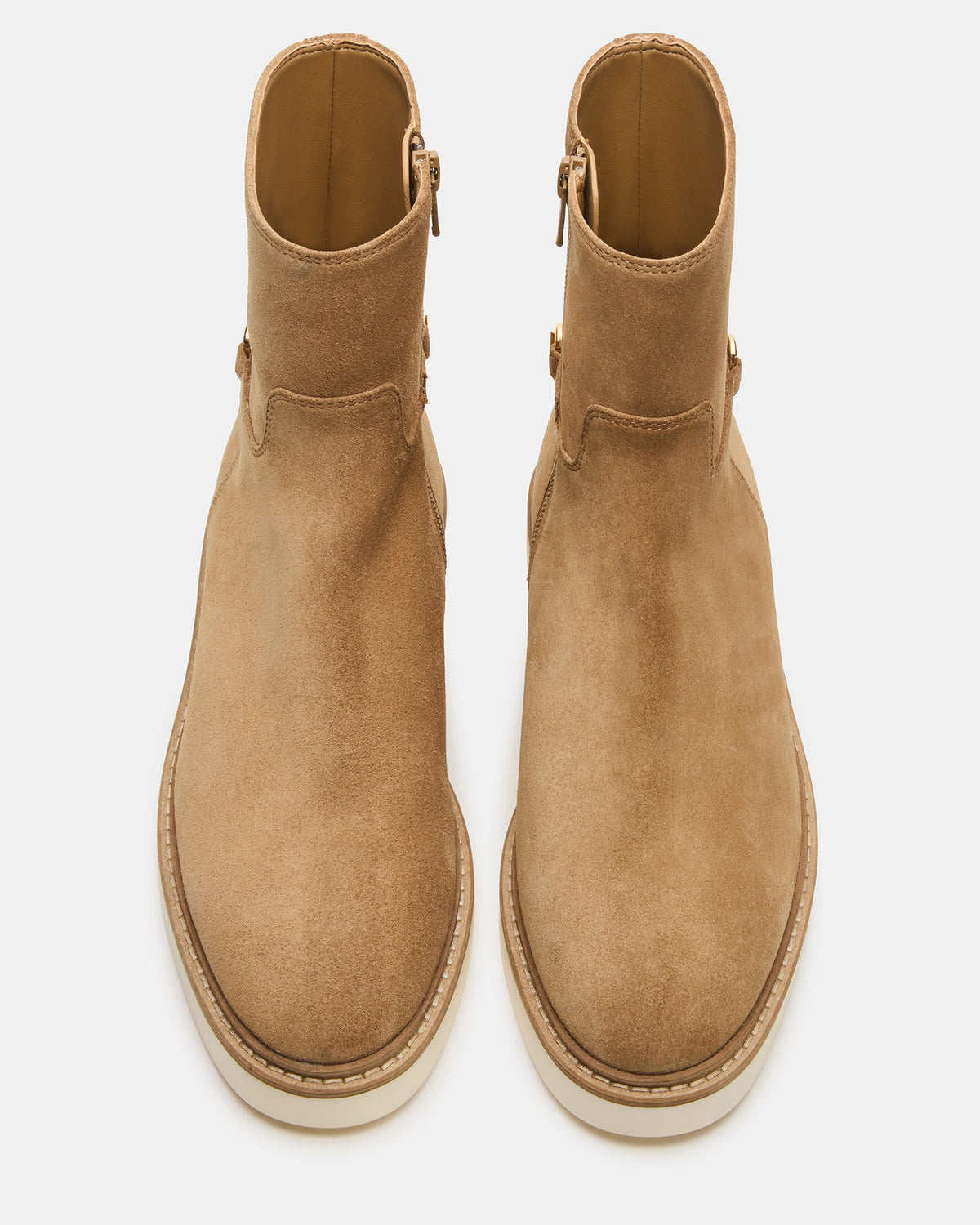 DIABLO Taupe Suede Women's Ankle Boot Steve Madden TAUPE SUEDE
