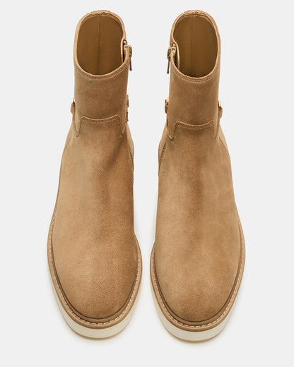 DIABLO Taupe Suede Women's Ankle Boot Steve Madden TAUPE SUEDE