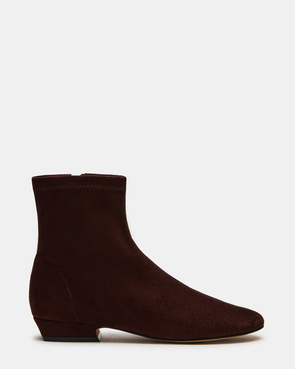FINCH Brown Round Toe Women's Ankle Boot Steve Madden BROWN