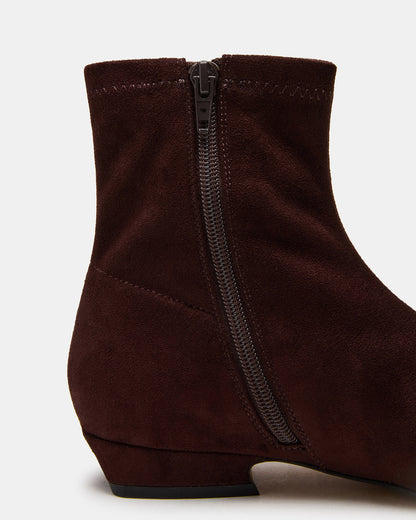 FINCH Brown Round Toe Women's Ankle Boot Steve Madden BROWN