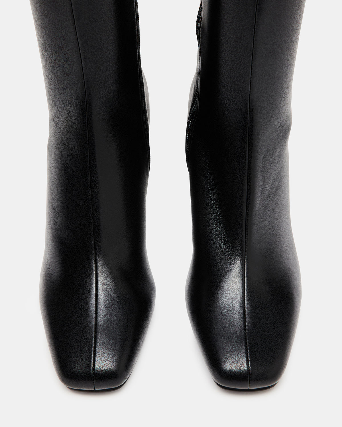 HOLLY Black Women's Knee-High Square-Toe Boot Steve Madden BLACK