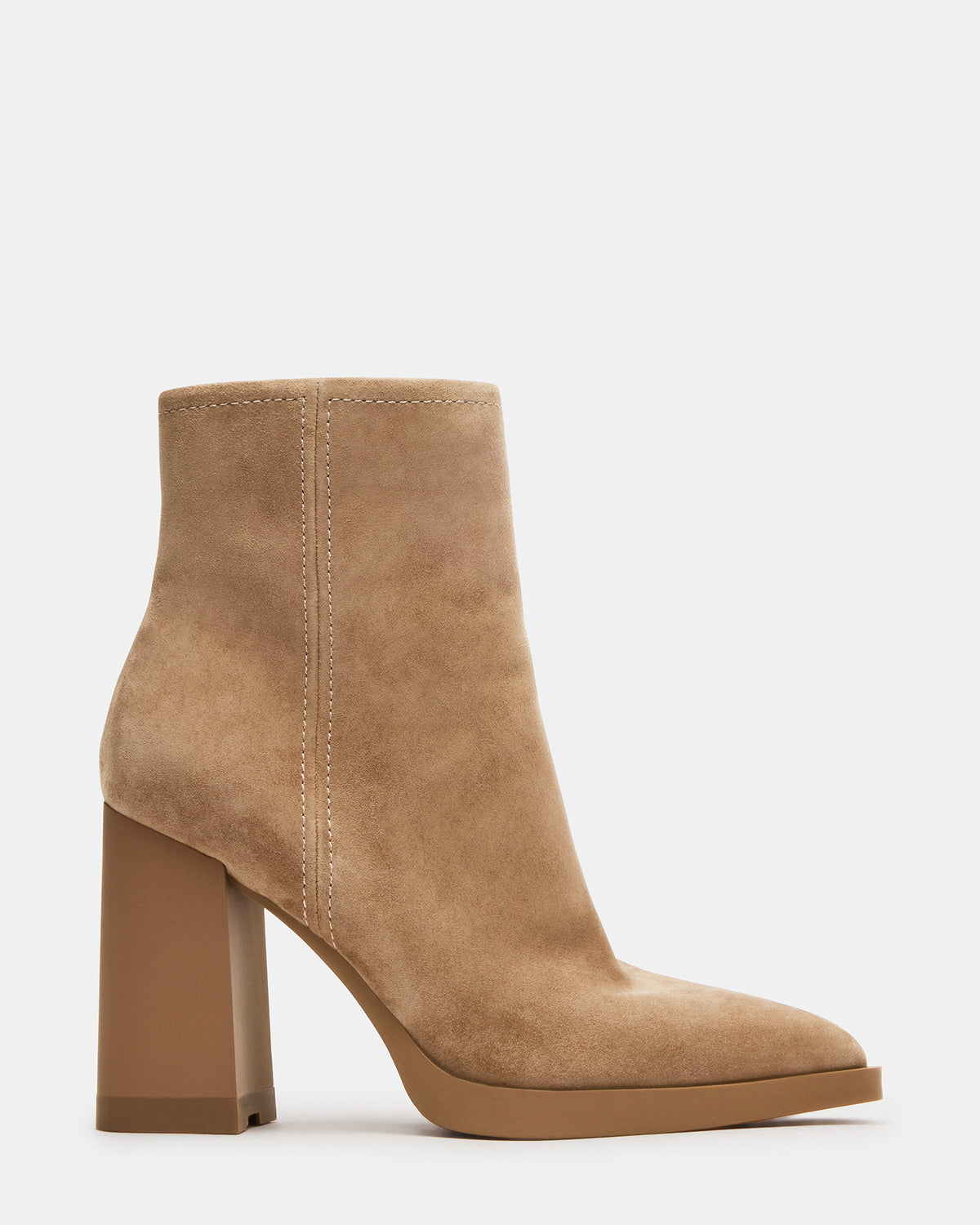 HARDEN Sand Suede Women's Pointed-Toe Ankle Boot Steve Madden SAND SUEDE