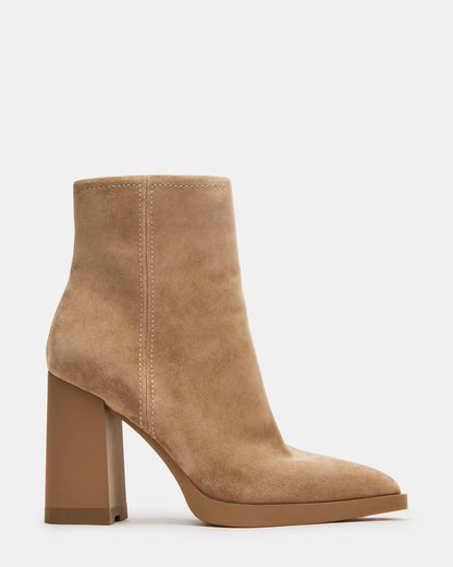 HARDEN Sand Suede Women's Pointed-Toe Ankle Boot Steve Madden SAND SUEDE
