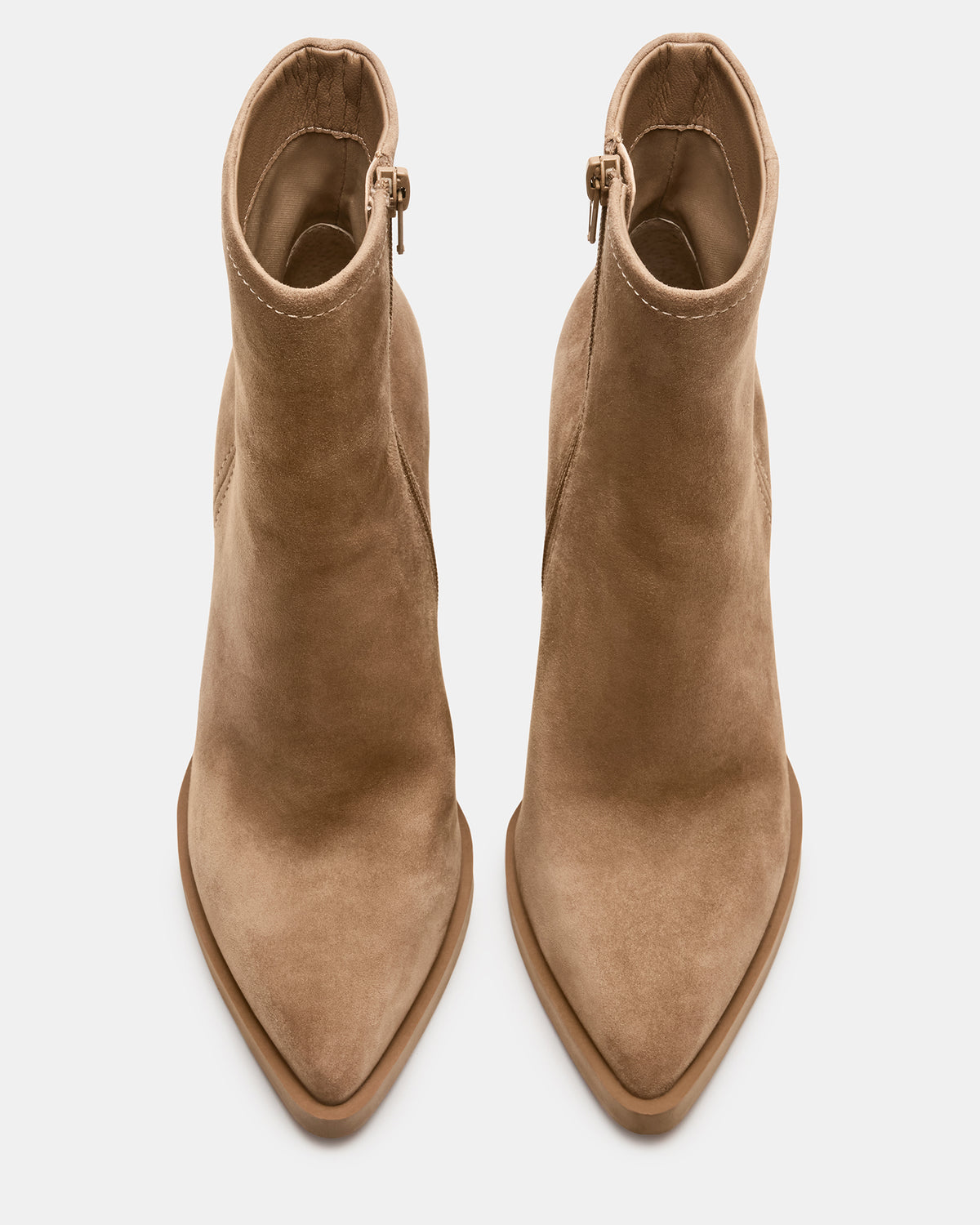 HARDEN Sand Suede Women's Pointed-Toe Ankle Boot Steve Madden SAND SUEDE