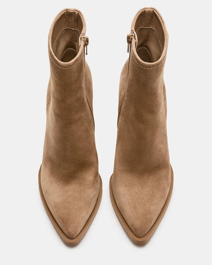 HARDEN Sand Suede Women's Pointed-Toe Ankle Boot Steve Madden SAND SUEDE
