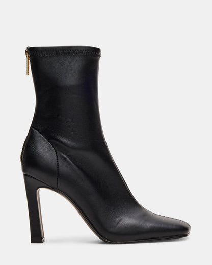 KHELAN Black Square-Toe Heeled Women's Ankle Boot Steve Madden BLACK