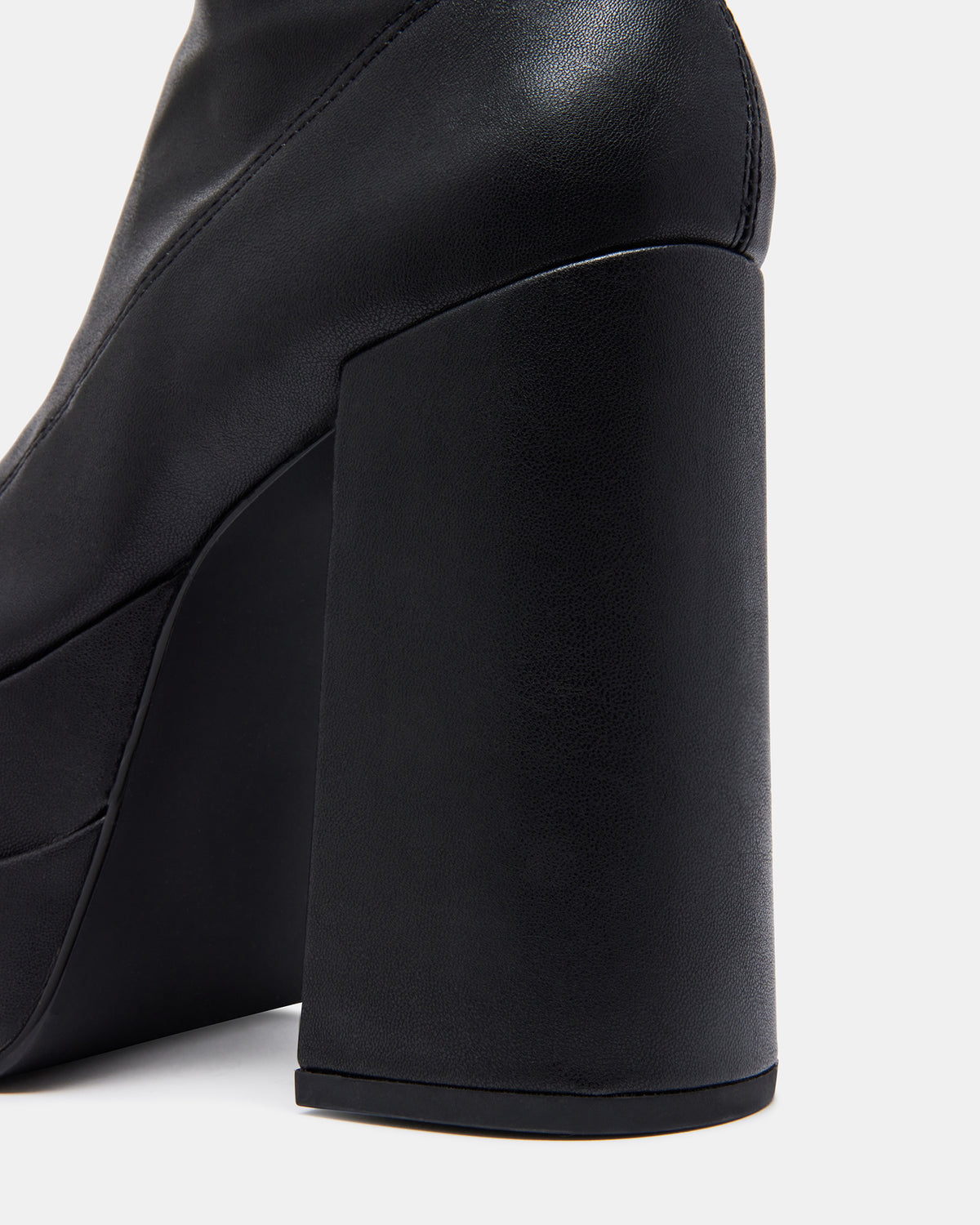 CYPRESS Black Women's Platform Vegan Leather Boots Steve Madden BLACK