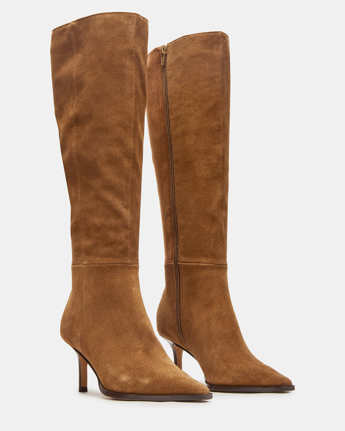 LINGO Chestnut Suede Pointed-Toe Knee-High Women's Boot Steve Madden CHESTNUT SUEDE