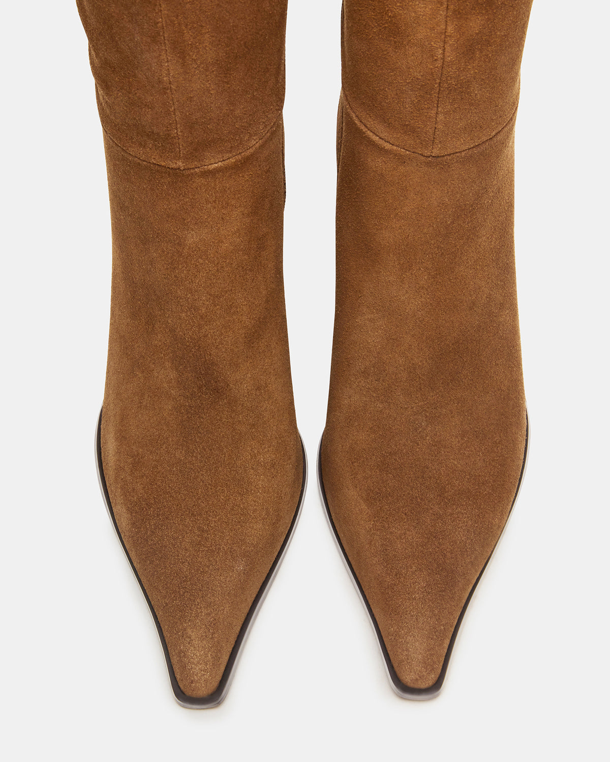 LINGO Chestnut Suede Pointed-Toe Knee-High Women's Boot Steve Madden CHESTNUT SUEDE