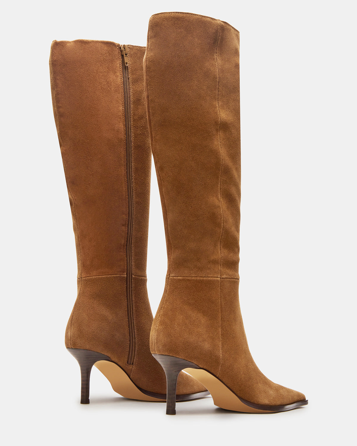 LINGO Chestnut Suede Pointed-Toe Knee-High Women's Boot Steve Madden CHESTNUT SUEDE