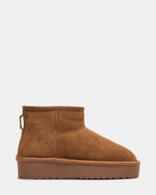 COMFY Chestnut Suede Women's Ankle Boot Steve Madden CHESTNUT SUEDE