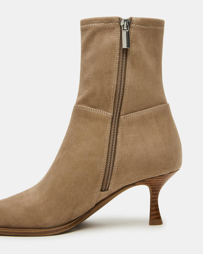 STASIA Taupe Pointed-Toe Kitten Heel Women's Ankle Boot Steve Madden TAUPE