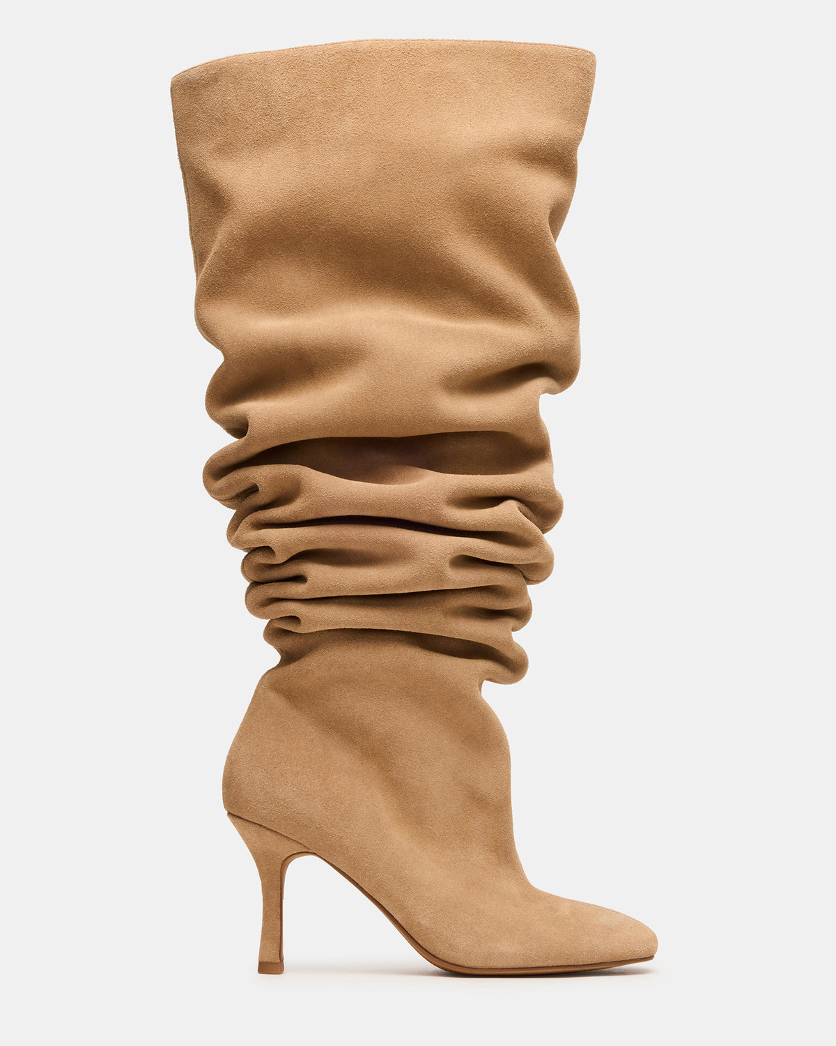 ALLISON Taupe Suede Over-The-Knee Heeled Women's Boot Steve Madden TAUPE SUEDE