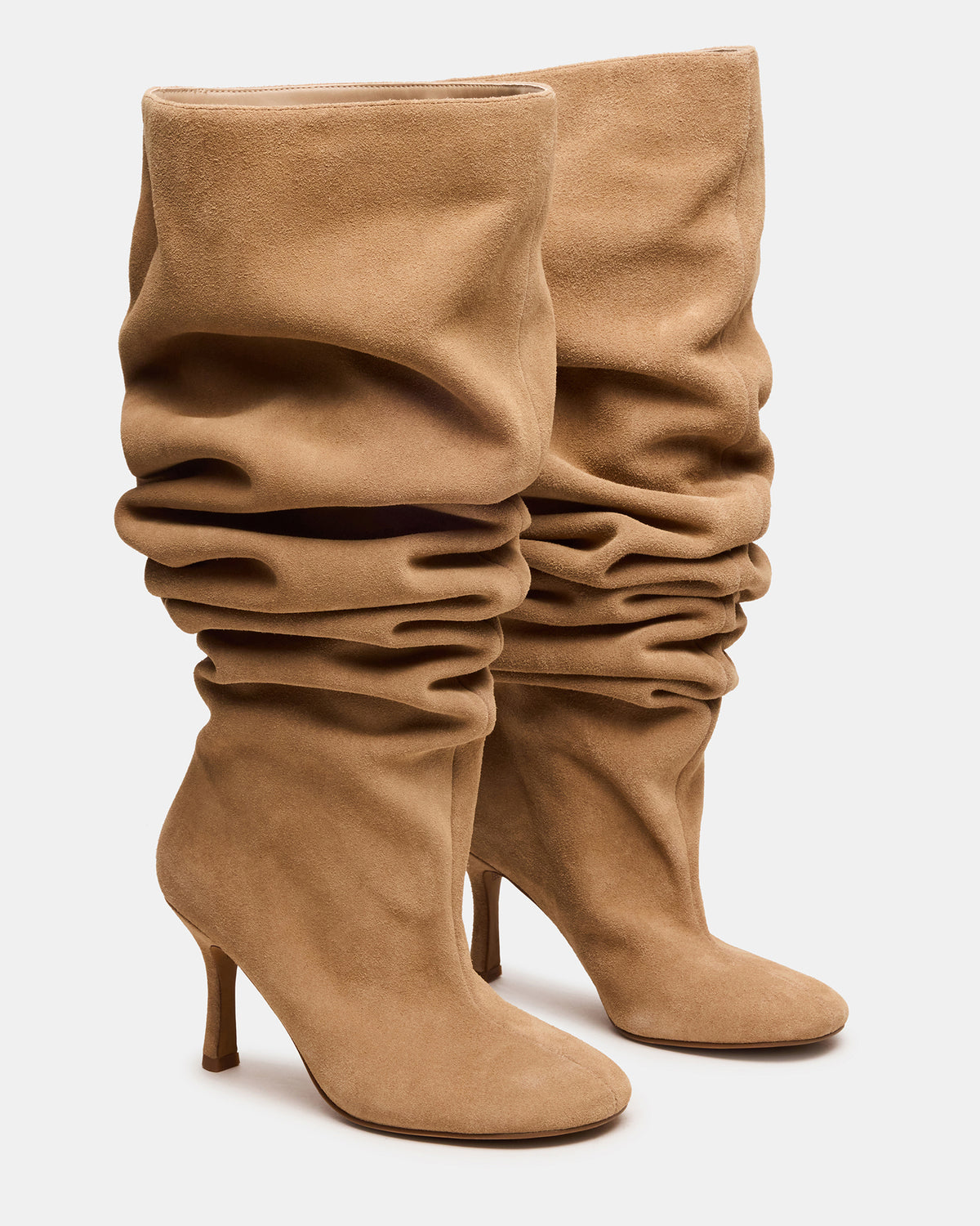 ALLISON Taupe Suede Over-The-Knee Heeled Women's Boot Steve Madden TAUPE SUEDE