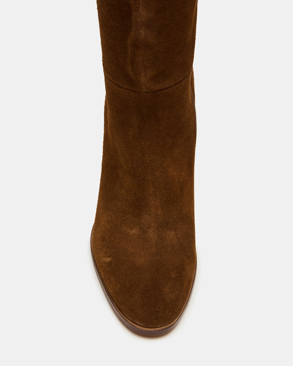 WINSLET Chestnut Suede Knee-High Block Heel Women's Boot Steve Madden CHESTNUT SUEDE