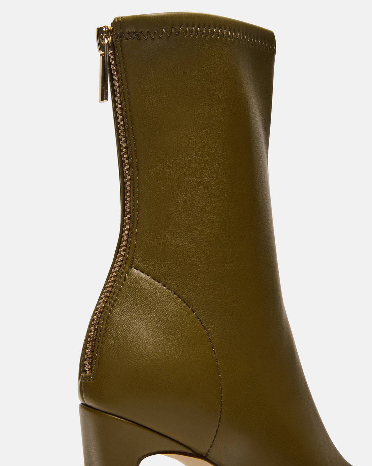 KHELAN Olive Square-Toe Heeled Women's Ankle Boot Steve Madden OLIVE