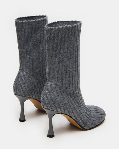 LORENZA Knit Grey Women's Ankle Boot Steve Madden GREY
