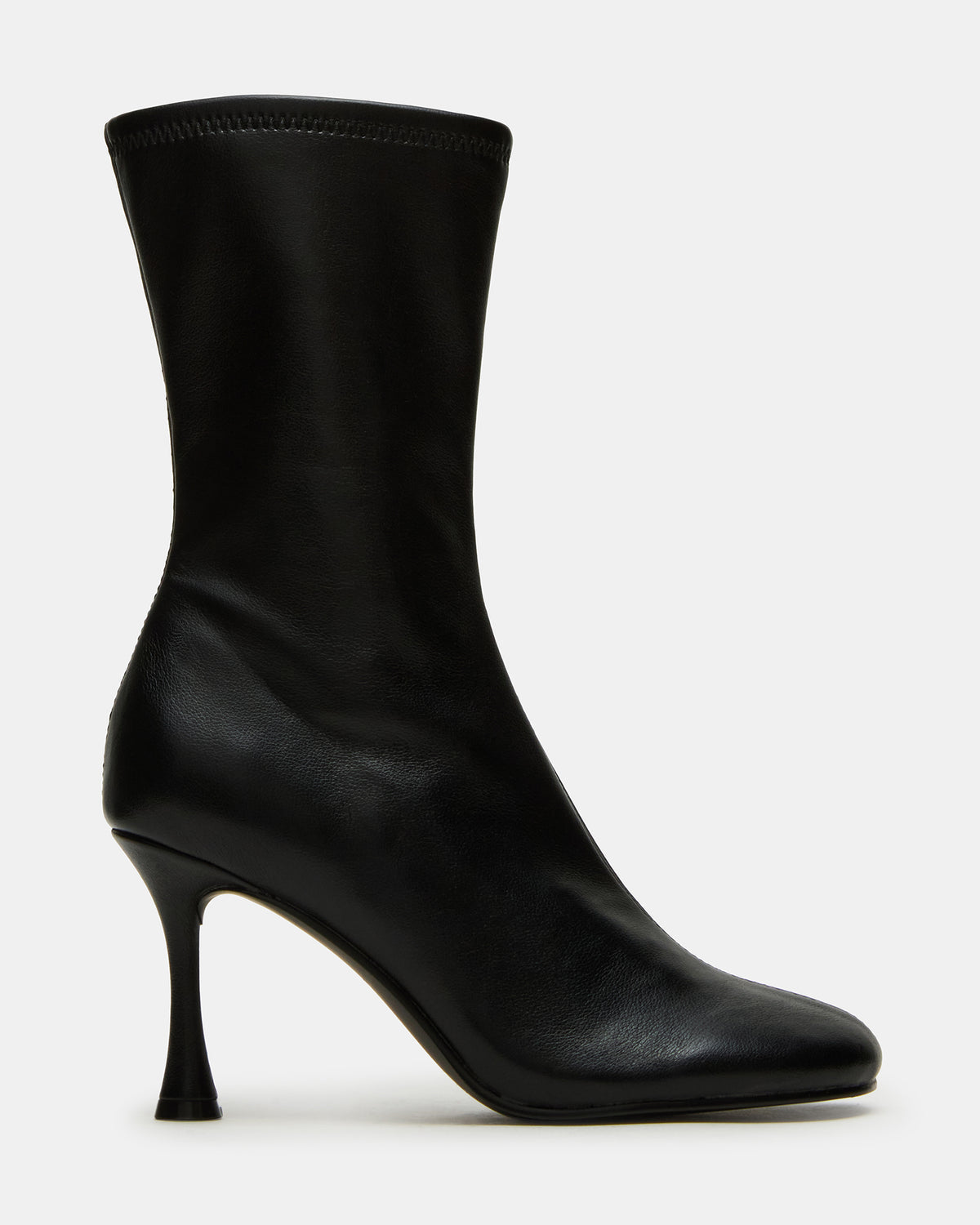 LORENZA Black Heeled Women's Ankle Boot Steve Madden BLACK