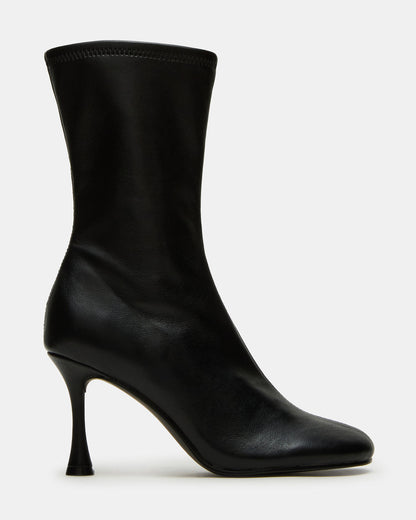 LORENZA Black Heeled Women's Ankle Boot Steve Madden BLACK