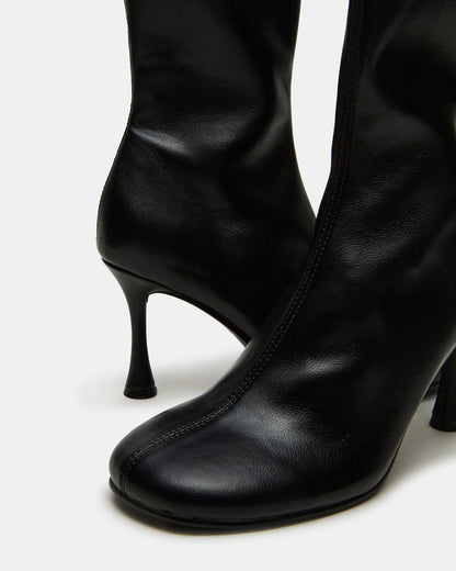 LORENZA Black Heeled Women's Ankle Boot Steve Madden BLACK