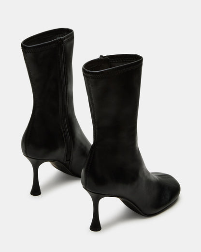 LORENZA Black Heeled Women's Ankle Boot Steve Madden BLACK