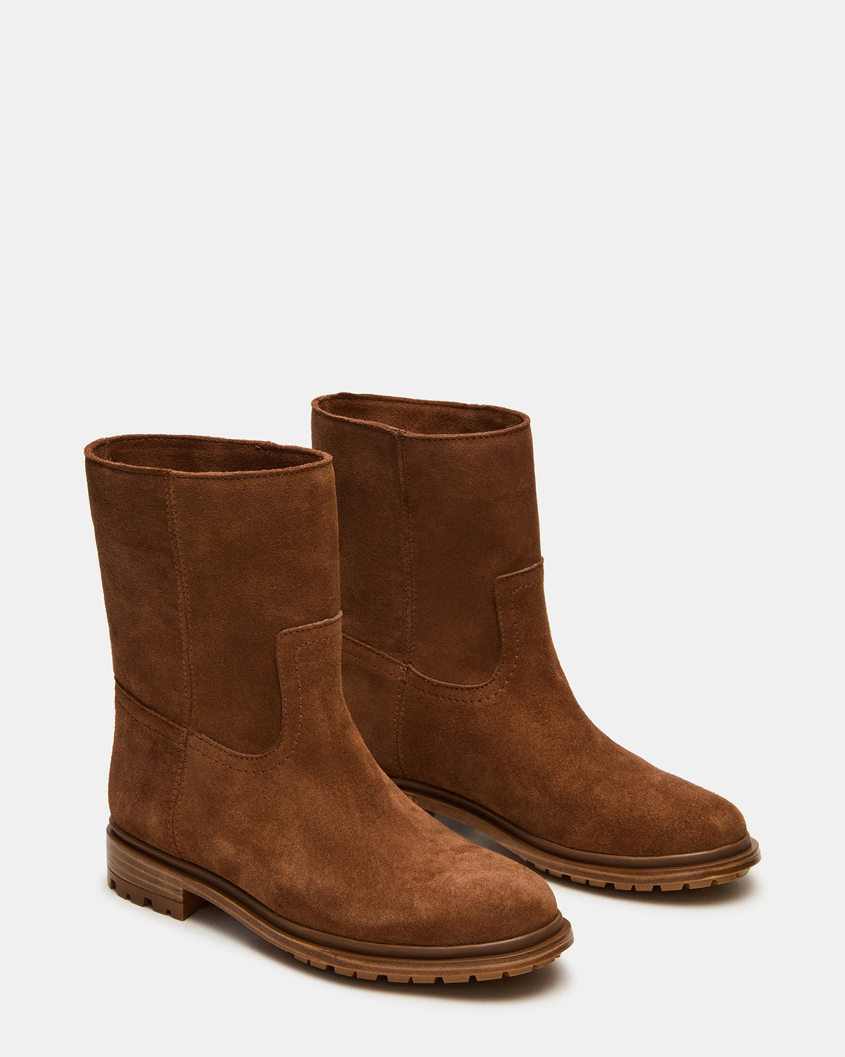 BATES Brown Suede Women's Boot Steve Madden BROWN SUEDE