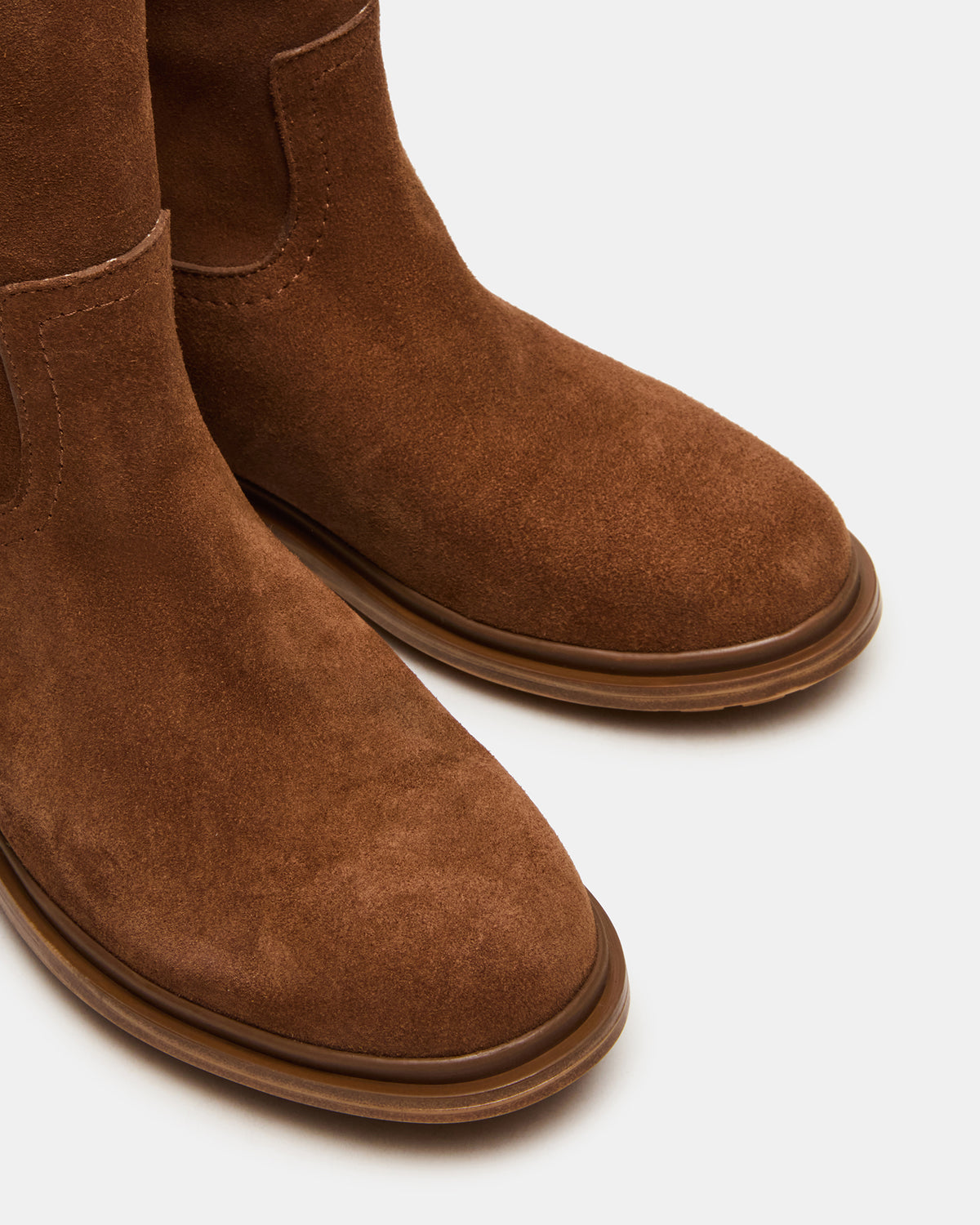 BATES Brown Suede Women's Boot Steve Madden BROWN SUEDE