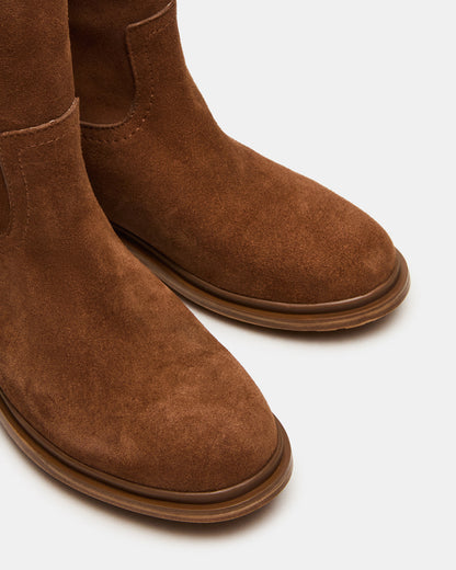 BATES Brown Suede Women's Boot Steve Madden BROWN SUEDE