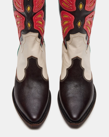 ARROYO Coral Multi Western Pointed-Toe Women's Boot Steve Madden CORAL MULTI