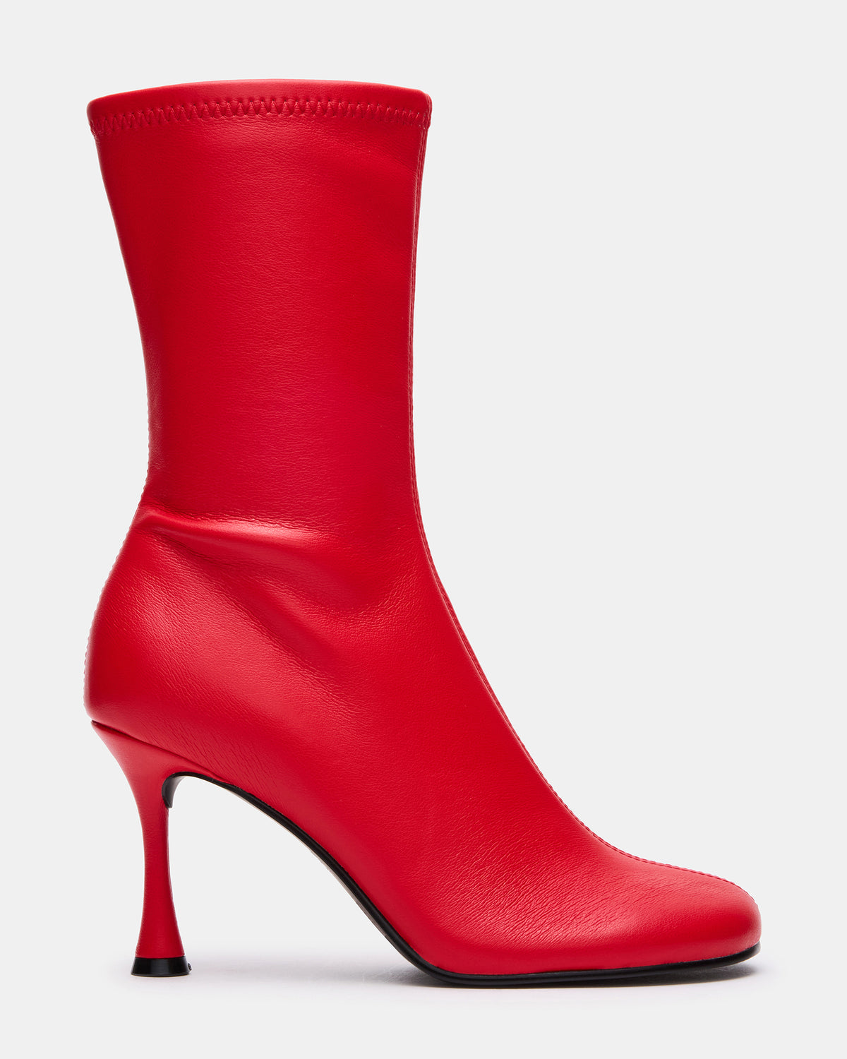 LORENZA Red Heeled Women's Ankle Boot Steve Madden RED