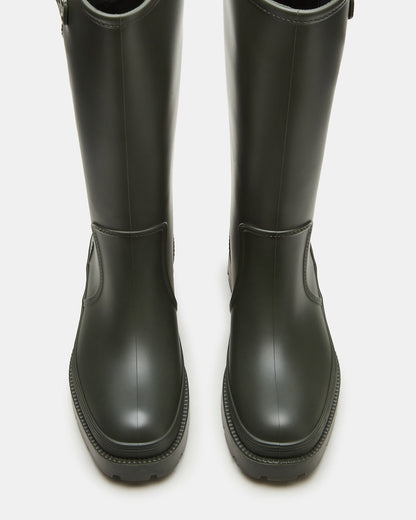ROCKYH20 Olive Women's Water-Resistant Lug Boot Steve Madden OLIVE