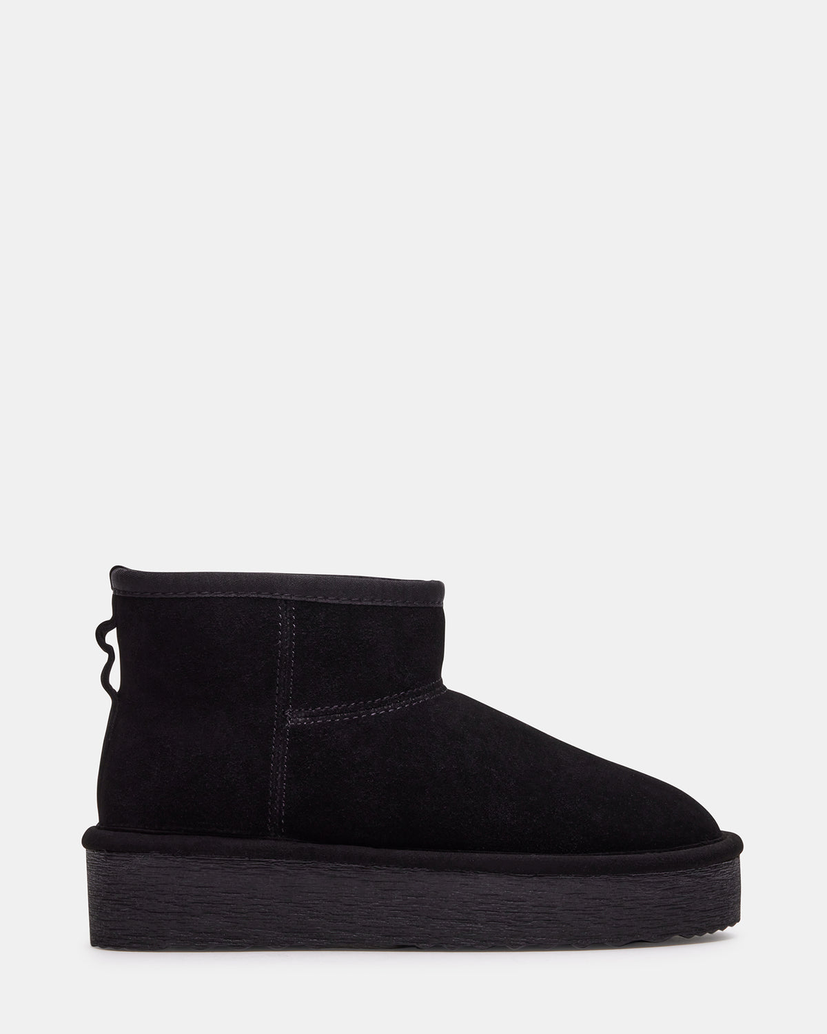 COMFY Black Suede Women's Ankle Boot Steve Madden BLACK SUEDE
