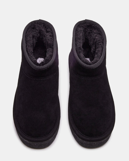 COMFY Black Suede Women's Ankle Boot Steve Madden BLACK SUEDE