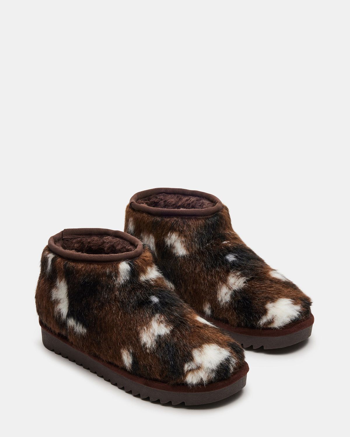 CABIN Faux Fur Multi Cozy Bootie | Women's Booties Steve Madden MULTI